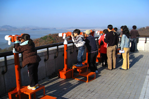 오두산통일전망대 관람 사진